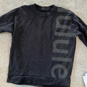 Black Lululemon crew neck